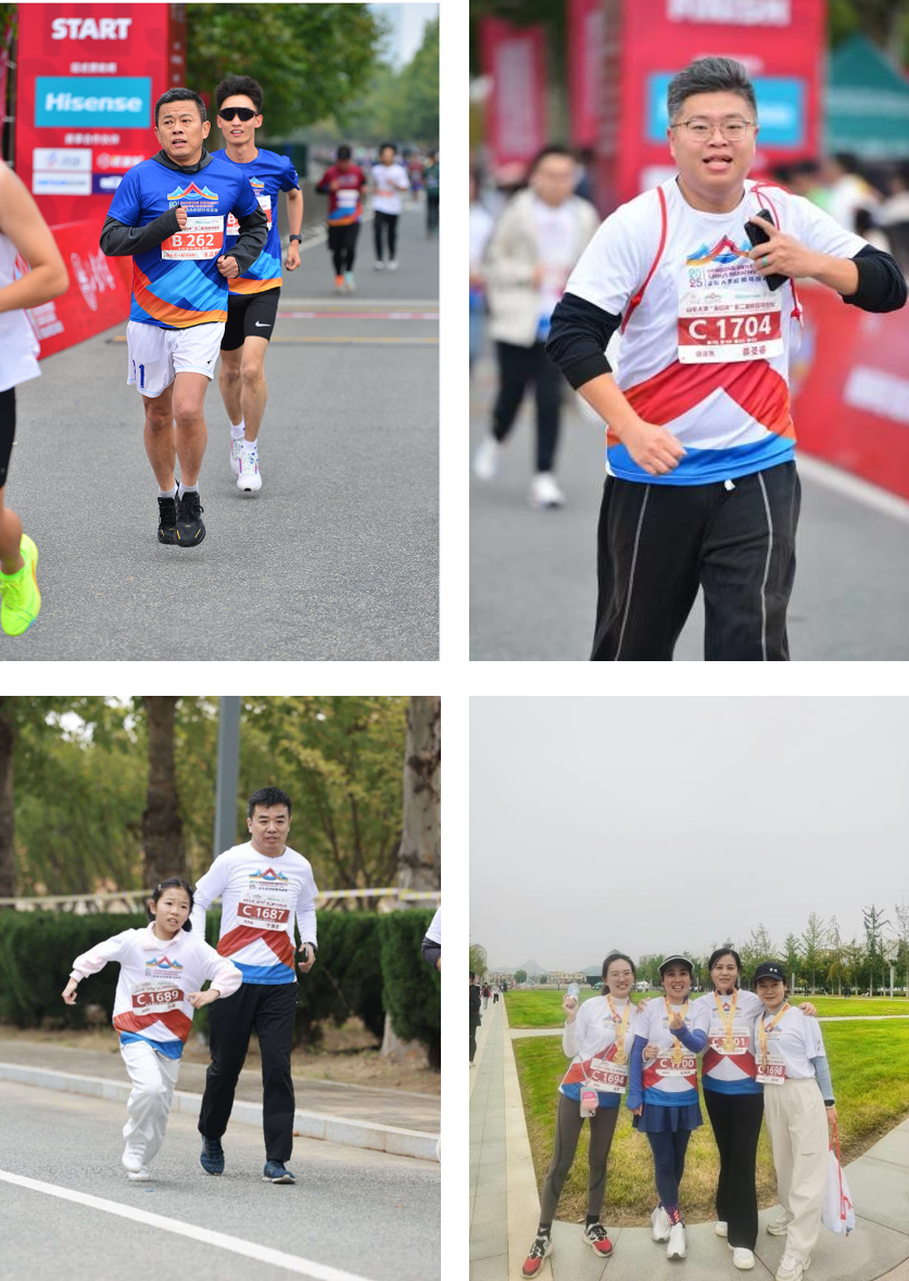 山大華天參加山東大學(xué)“海信杯”第二屆校園馬拉松